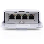 Ubiquiti NanoSwitch 4 Puertos Gigabit PoE Pasivo Blanco